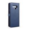 Galaxy Note 9 Plånboksfodral Splittläder Löstagbart Skal Kortfack Utsida Blå