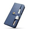 Galaxy Note 9 Plånboksfodral Splittläder Löstagbart Skal Kortfack Utsida Blå