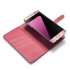 Galaxy S7 Edge Plånboksfodral Splittläder Löstagbart Skal Kortfack Utsida Röd