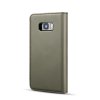 Galaxy S8 Plånboksfodral Splittläder Löstagbart Skal Kortfack Utsida Grön