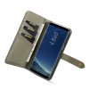 Galaxy S8 Plus Plånboksfodral Splittläder Löstagbart Skal Kortfack Utsida Grön