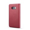 Galaxy S8 Plus Plånboksfodral Splittläder Löstagbart Skal Kortfack Utsida Röd