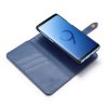Galaxy S9 Plånboksfodral Splittläder Löstagbart Skal Kortfack Utsida Blå