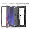 Samsung Galaxy Tab S9 Ultra Skal Rainproof Rugged Case Hand Strap Kickstand