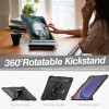 Samsung Galaxy Tab S9 Ultra Skal Rainproof Rugged Case Hand Strap Kickstand