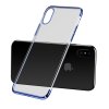 Glitter Case till iPhone X/Xs Skal Hårdplast Mörkblå
