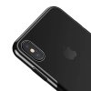 Glitter Case till iPhone Xs Skal Hårdplast Svart