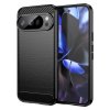 Google Pixel 10/Pixel 10 Pro Skal Borstad Kolfibertextur Svart