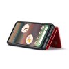 Google Pixel 6a Skal M2 Series Löstagbar Korthållare Röd