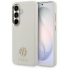 Samsung Galaxy S26 Skal Rhinestone Logo MagSafe Beige