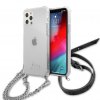 iPhone 12 Pro Max Skal Chain & Script Silver Klar