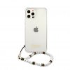 iPhone 12/iPhone 12 Pro Skal Script & Pearls Vit Klar