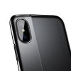 Half to Half Case till iPhone X/Xs Mobilskal TPU Hårdplast Svart