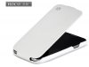 Fodral / Väska för Galaxy S4 / Lyx case / Flip / Vit