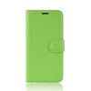 Huawei Honor 10 Plånboksfodral PU-läder Litchi Grön