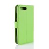 Huawei Honor 10 Plånboksfodral PU-läder Litchi Grön
