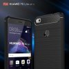 Huawei Honor 8 Lite Mobilskal TPU Kolfibertextur Mörkblå