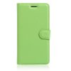 Huawei Honor 8 Mobilplånbok Litchi PU-läder Grön