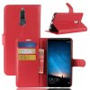 Huawei Mate 10 Lite Plånboksfodral Litchi Röd