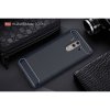 Huawei Mate 10 Pro Skal TPU Borstad och Kolfiber Design Mörkblå