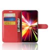 Huawei Mate 20 Lite Plånboksfodral PU-läder Litchi Röd