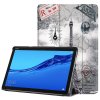 Huawei MediaPad M5 Lite 10 Fodral Motiv Eiffeltornet och Karta