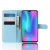 Huawei P Smart 2019 Mobilplånbok Litchi PU-läder Blå