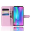Huawei P Smart 2019 Mobilplånbok Litchi PU-läder Rosa