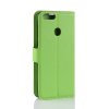 Huawei P Smart 2018 Plånboksfodral PU-läder Litchi Grön