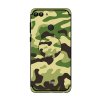 Huawei P Smart 2018 Skal med Stativ Camouflage Hårdplast TPU Grön