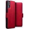 Huawei P20 Äkta läder Fodral Low Profile Röd