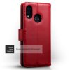 Huawei P20 Lite Äkta Läder Plånboksfodral Röd