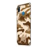Huawei P20 Lite Cover med Stativ Camouflage TPU Brun