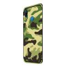 Huawei P20 Lite Skal med Stativ Camouflage Hårdplast TPU Ljusgrön