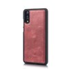 Huawei P20 Plånboksfodral Löstagbart Skal Röd