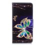 Huawei P20 Pro Plånboksfodral Motiv Fjäril Diamanter