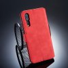 Huawei P20 Pro Plånboksfodral Retro PU-läder Röd