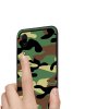 Huawei P20 Skal med Stativ Camouflage Hårdplast TPU Grön