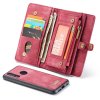 Huawei P30 Lite Mobilplånbok Löstagbart Skal Splittläder Röd