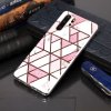 Huawei P30 Pro Skal Marmor Vit Rosa