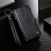 iPhone 7/8/SE Plånboksfodral Qin Series Löstagbart Skal Svart