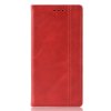 Sony Xperia 10 Plus Plånboksfodral Vintage Rutmönster Röd