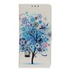 Samsung Galaxy A20E Plånboksfodral PU-läder Motiv Blått Träd