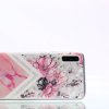 Samsung Galaxy A50 Skal TPU Motiv Marmor och Blommor