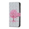 iPhone Xr Plånboksfodral Kortfack Motiv Rosa Träd