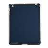 iPad (2/3/4) Smart Fodral Skin Pro Series PU-läder Mörkblå