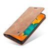 Samsung Galaxy A40 Plånboksfodral Retro Flip Stativfunktion Ljusbrun