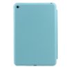 iPad Mini 4 Smart Fodral Stativfunktion PU-läder Ljusblå
