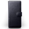 Samsung Galaxy A80 Plånboksfodral Kortfack Äkta Läder Svart