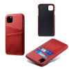 iPhone 11 Skal med Två Kortfack Röd